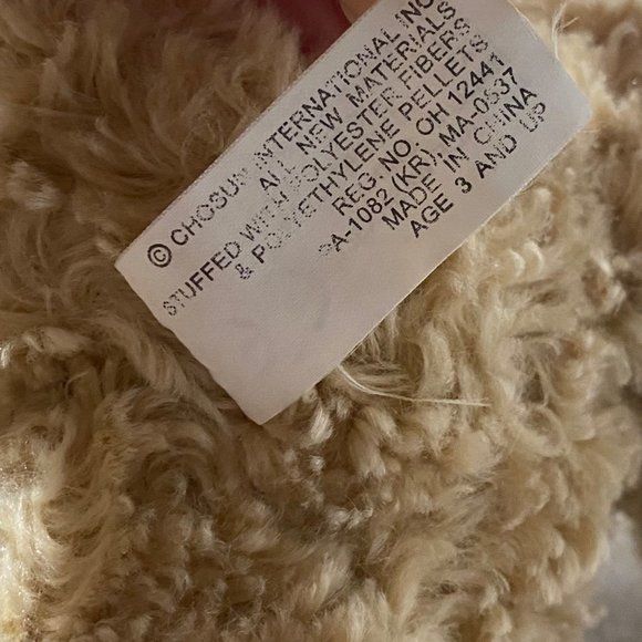 Stuffed Plush Tan/Brown Potbelly Dog, Chubby/Plump, CHOSUN, 7" - Picture 3 of 5